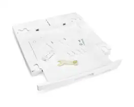 Electrolux - Front-load Laundry Stacking Kit - White