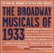 Front Standard. Broadway Musicals of 1933 [CD].