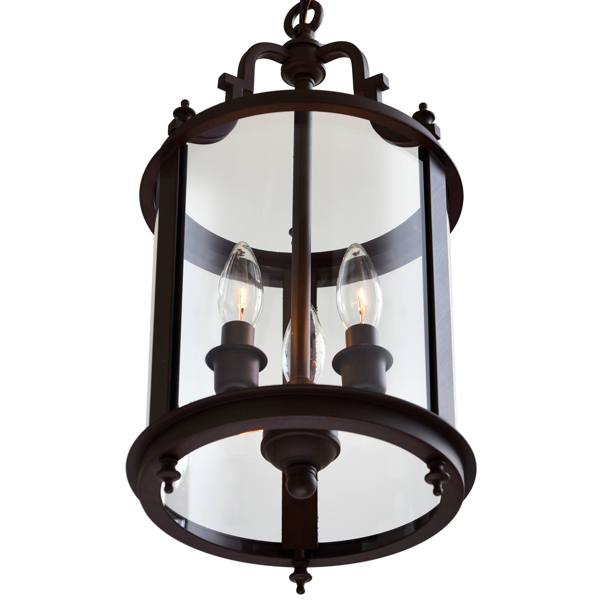Alt View 1. CWI Lighting - Desire 3 Light Drum Shade Mini Pendant With Oil Rubbed Bronze Finish - Oil Rubbed Bronze.