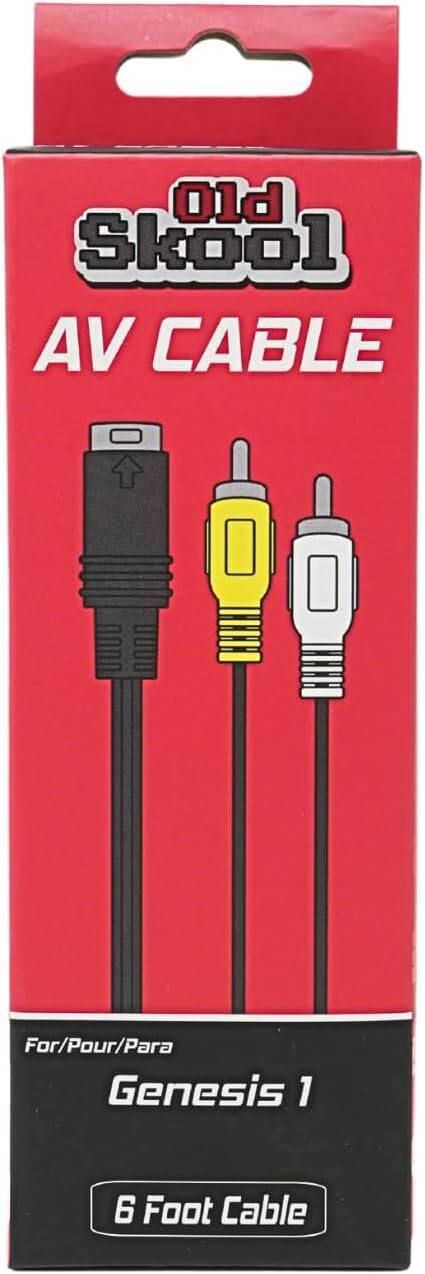 Old Skool AV Cable  
For/Pour/Para Genesis 1  
6 Foot Cable
