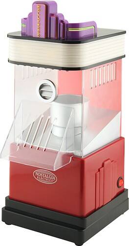 Angle Standard. Nostalgia Electrics - Hollywood Hot Air Popcorn Maker - Red.