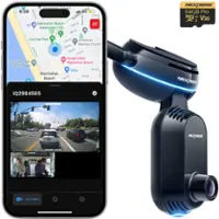 Nextbase - iQ 4K Smart Dash Cam with 4G/LTE and GPS - Black - Front_Zoom