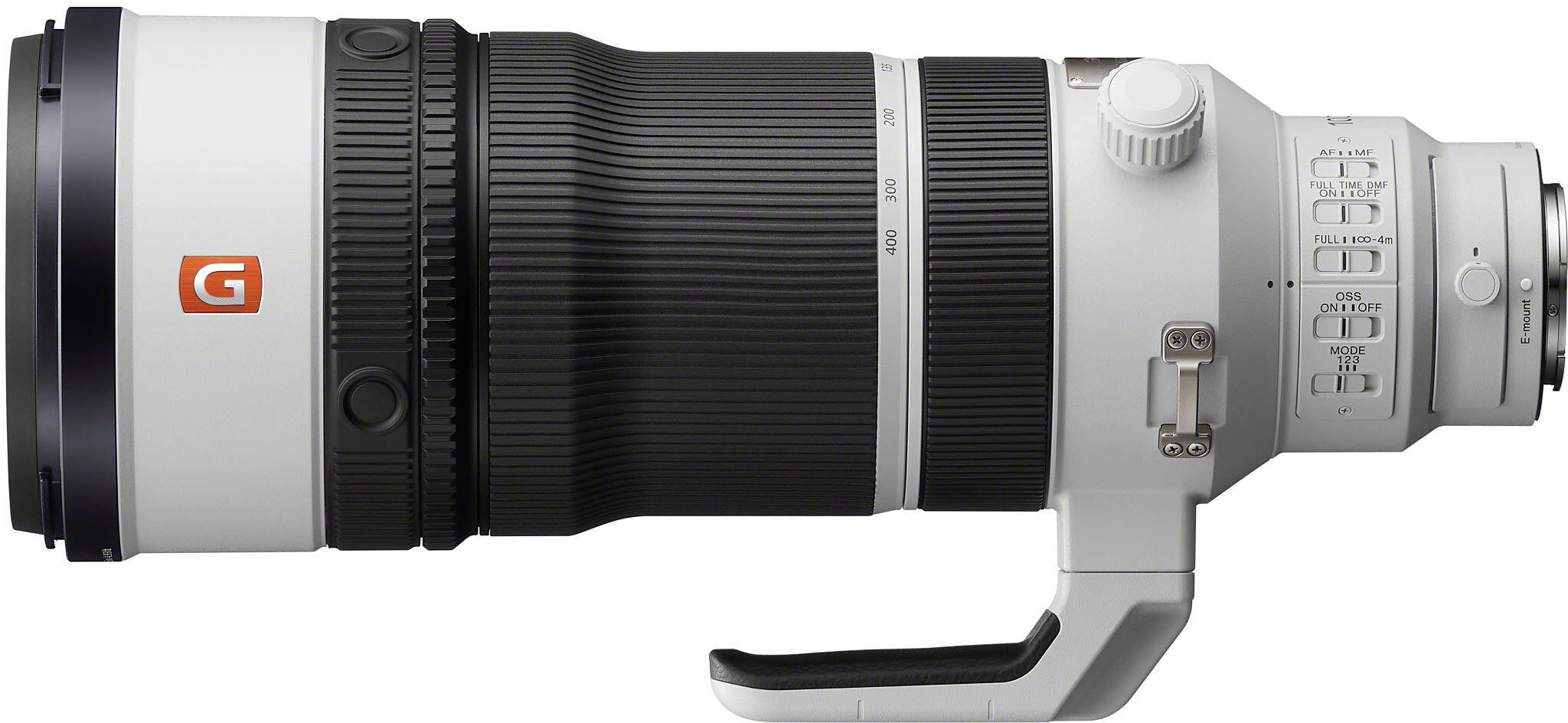 200 AF AFLIMP . MF G 300 400 FULL TIME DMF ON I 1OFF FULL I 100-4m OS ON I - OFF MODE 123 .. E-mount