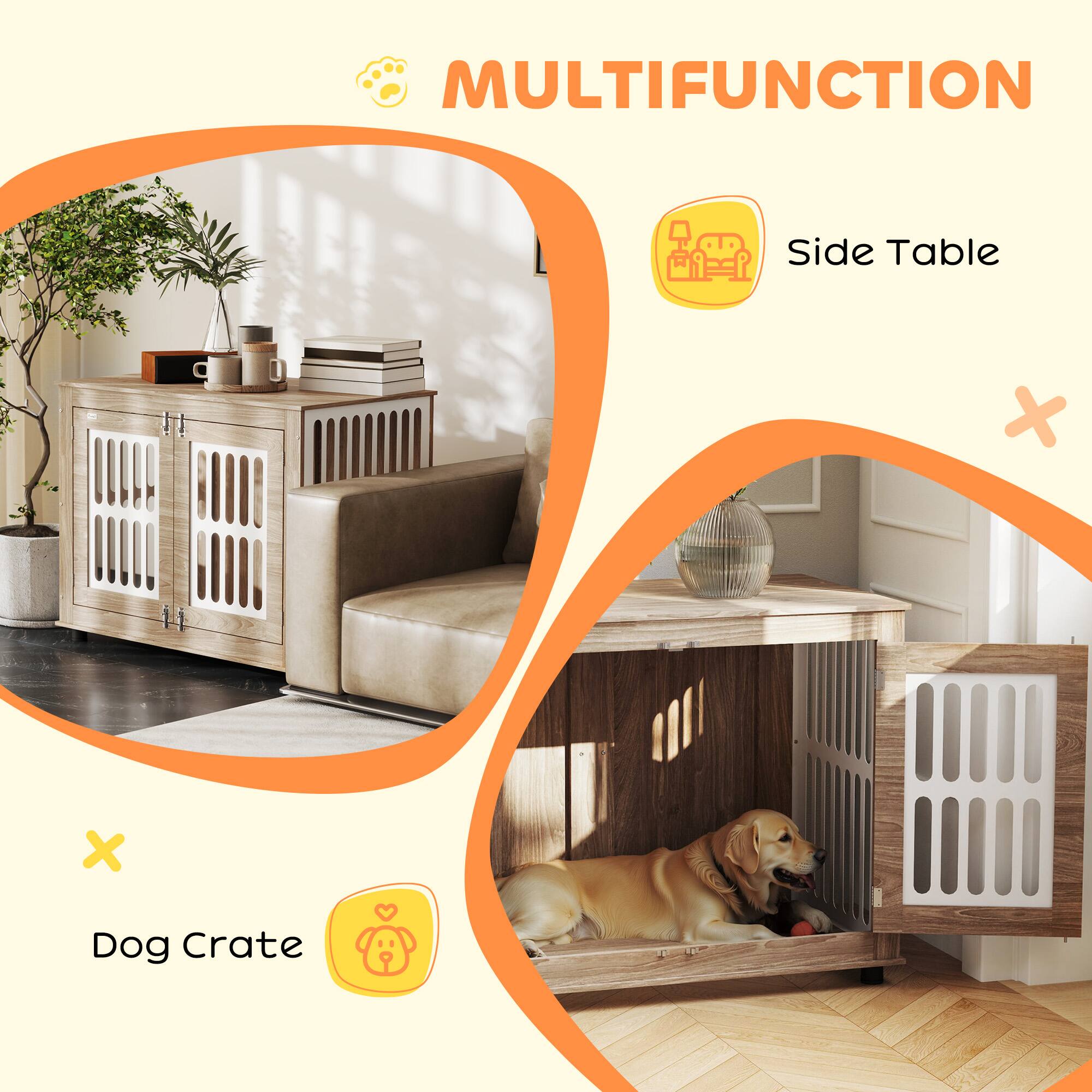 MULTIFUNCTION  
Side Table  
Dog Crate