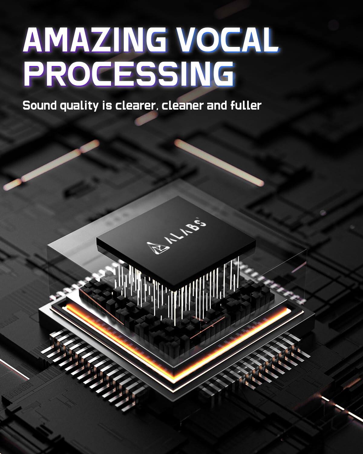 AMAZING VOCAL PROCESSING  
Sound quality is clearer, cleaner and fuller