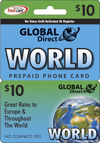  Global Direct - $10 Prepaid Long Distance Calling Card