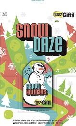 Front Large. Best Buy GC - $15 Snow Daze Happy Holidays Gift Card.