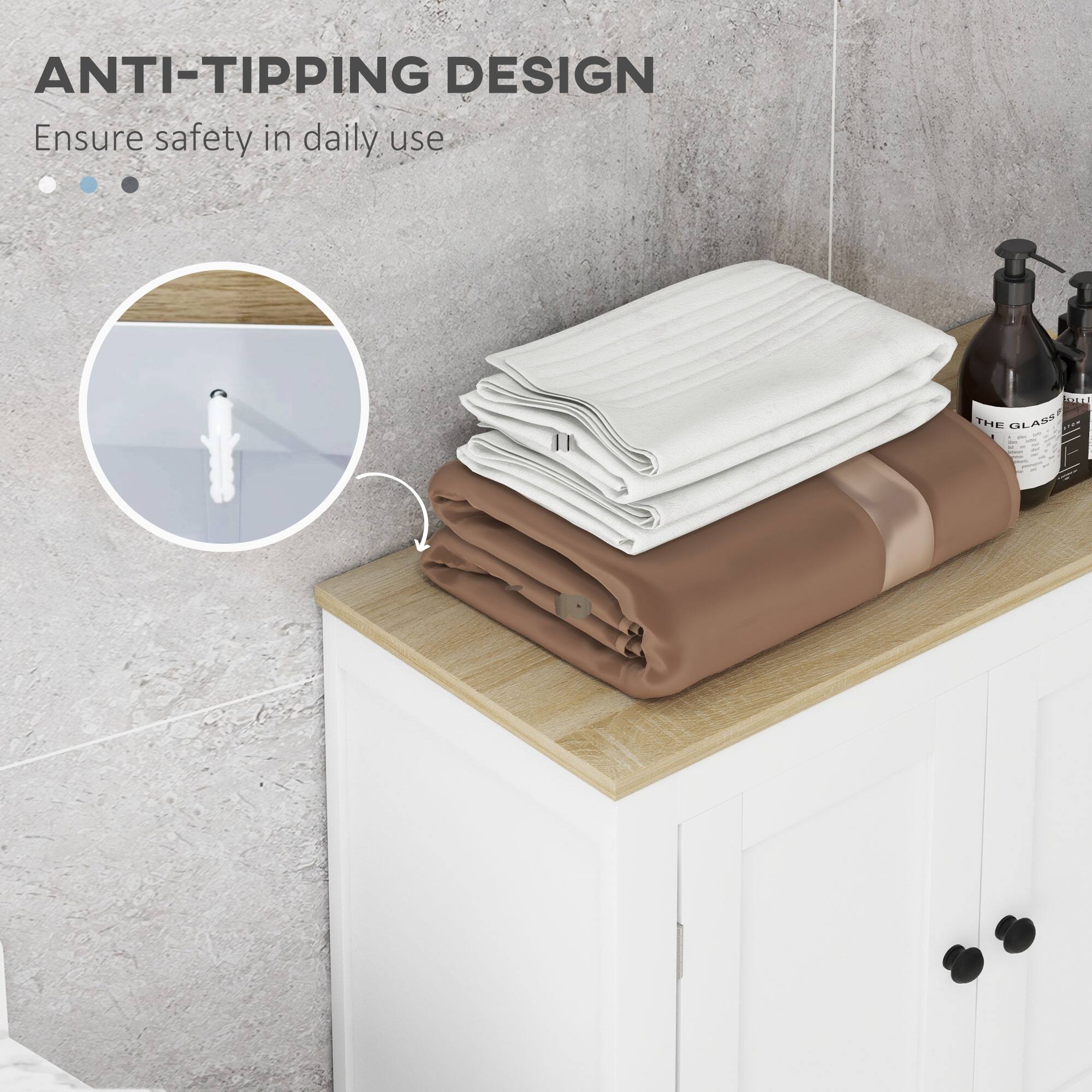 ANTI-TIPPING DESIGN  
Ensure safety in daily use