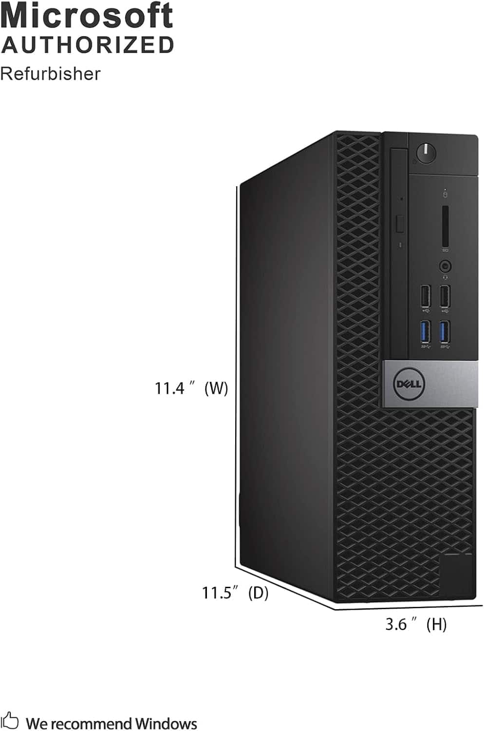 Dell Refurbished Excellent Optiplex 3040 SFF Desktop PC, Intel