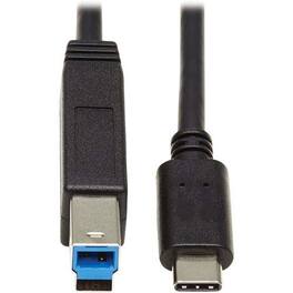 Tripp Lite - USB C to USB Type B Cable USB Type C 3.1 Gen 2, 10 Gbps M/M 20in