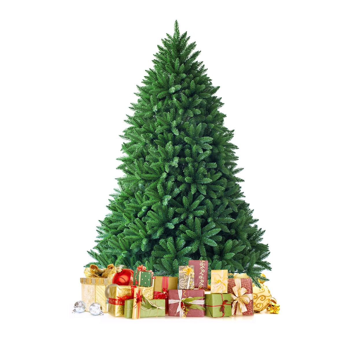 Alt View 20. Costway - 5ft Artificial Christmas Fir Tree 600 Branch Tips - Green.