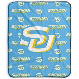Pegasus - Southern University Jaguars 50" x 60" Repeat Wordmark Fleece Blanket - Multicolor