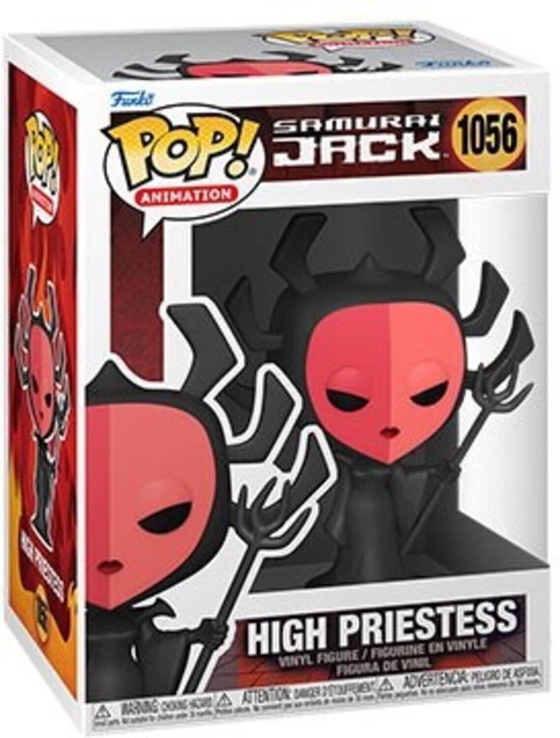 L Frrki SAMURAI POP! JACK 1056 ANIMATION  A BARNING HIGH PRIESTESS EN VINYLE FIGURE  FIGURINE  DE VINIL FIGURA PRLGRO DE AFOA ADVERTENCA ATTENTION