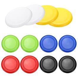Unique Bargains - Soft Flying Disc, 12pcs 9" Outdoor Sports Training Playing for Beach/Backyard/Lawn/Park - White/Yellow/Red/Green/Blue/Black