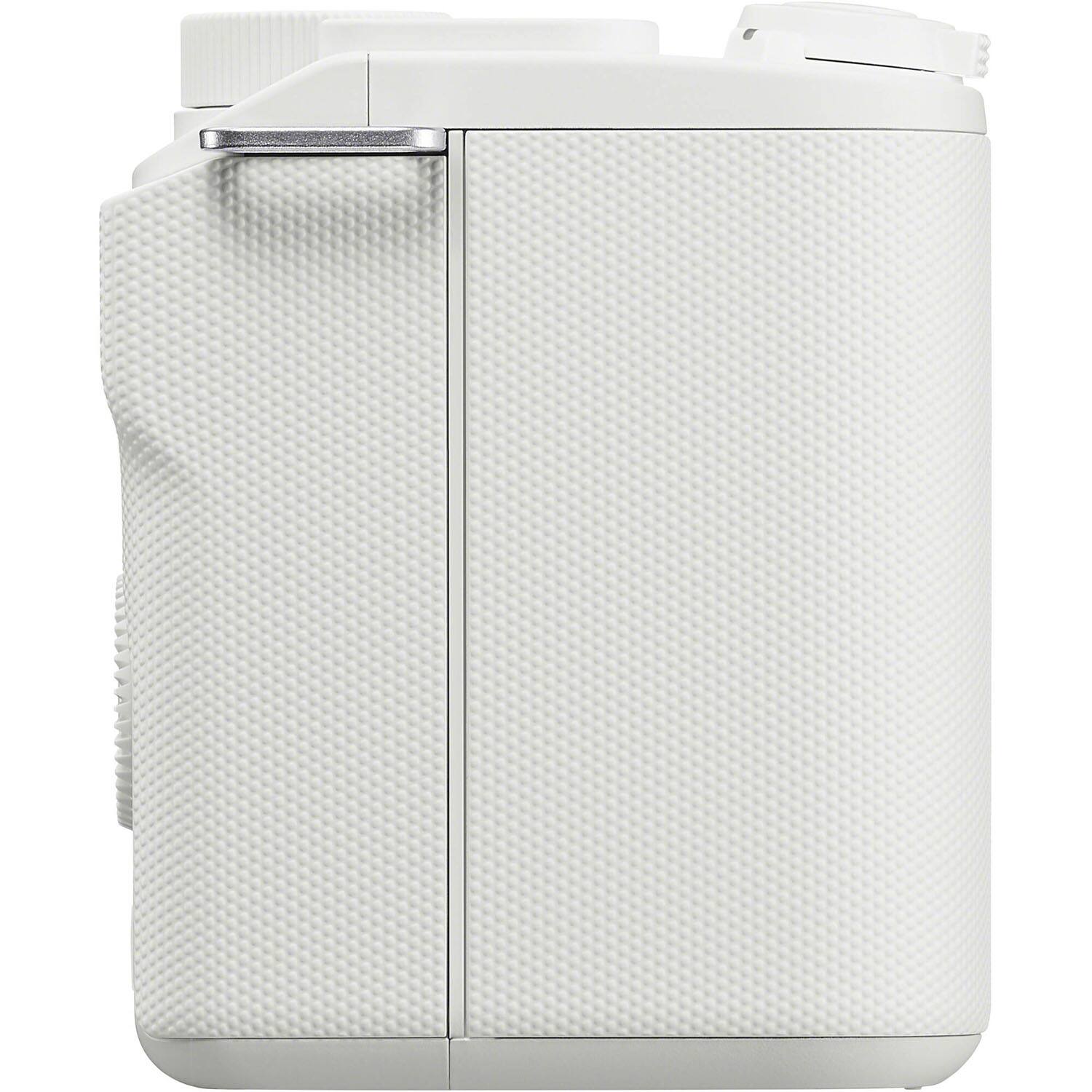Alt View 1. Sony - Sony ZV-E10 II Body-Only Camera Bundle with Extra Battery, 64GB Card & Case - White - White.