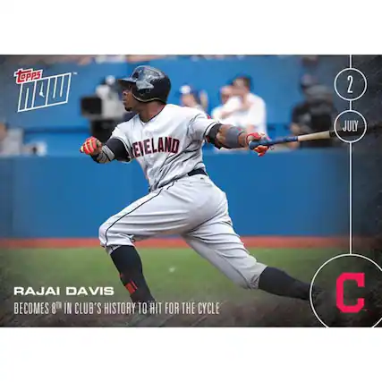 RAJAI DAVIS BECOMES 8TH IN CLUB'S HISTORY TO HIT FOR THE CYCLE