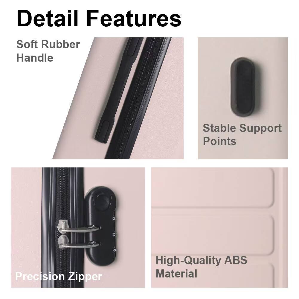 Detail Features

- Soft Rubber Handle
- Stable Support Points
- Precision Zipper
- High-Quality ABS Material