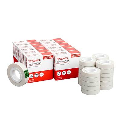 Staples - Tape Refill, 3/4" x 36 yds., 12 Rolls/Pack - Transparent