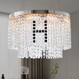 APRILSOUL - Modern Crystal Chandelier for Living-Room Round Cristal Lamp Luxury Home Decor Light Fixture
