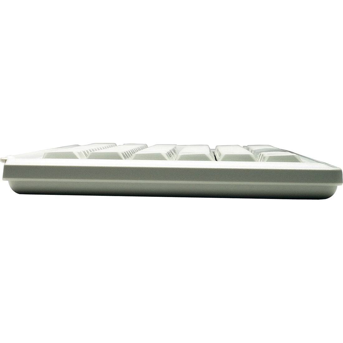 Alt View 4. CHERRY - CHERRY ML 4420 Wired Keyboard - Compact,Pale Gray,PS/2, Integrated Trackball - Light Gray.