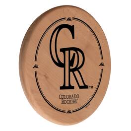 Holland Bar Stool Co. - Colorado Rockies 13" Laser Engraved Solid Wood Sign - Natural