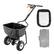 Alt View 5. VEVOR - Walk Behind Spreader, 60LBS Capacity, Push Spreader with Hopper Grate, 0-9.8 ft Spreading Width, for Seed, Fertilizer - Black.