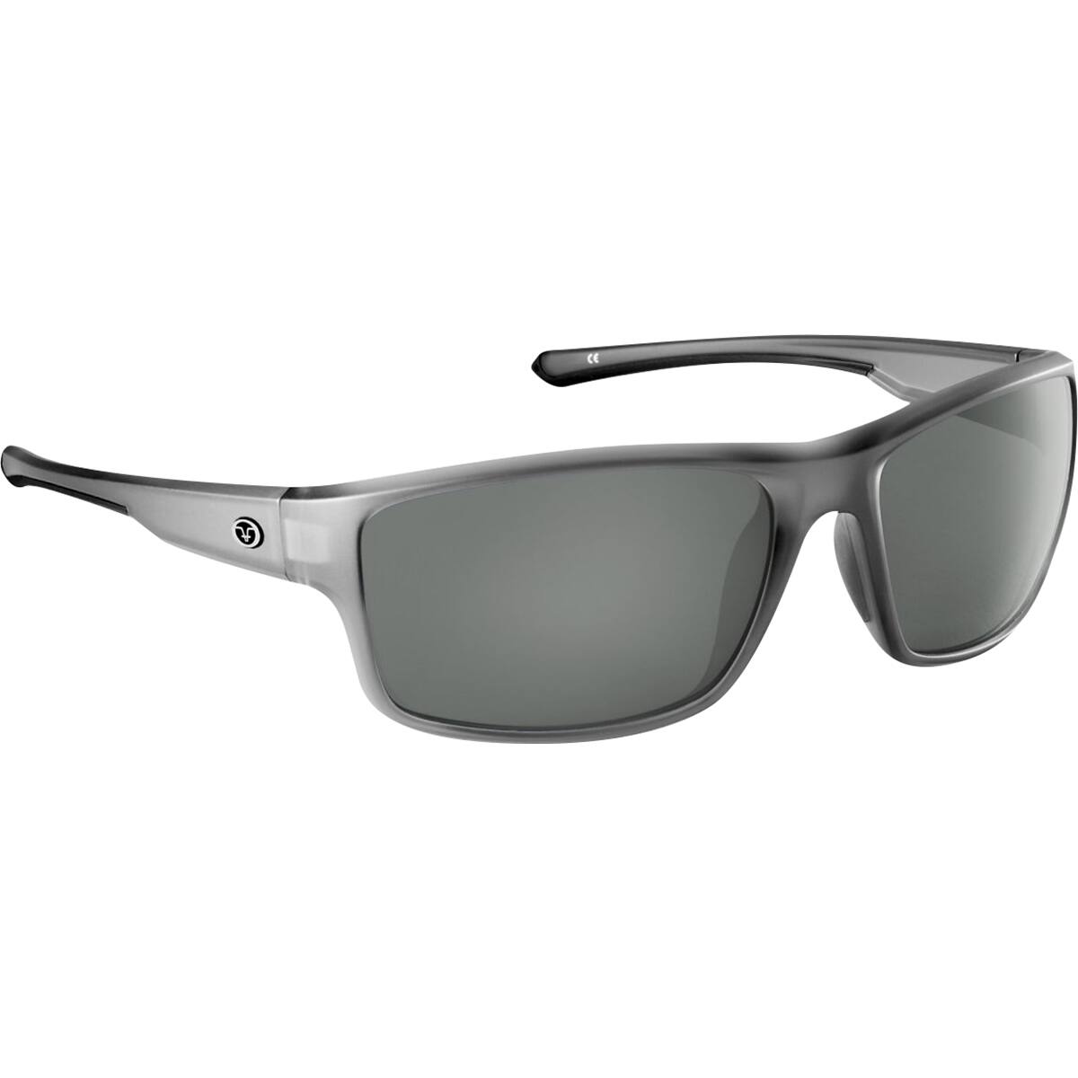 Front. Flying Fisherman - Flying Fisherman Chordata Sunglasses - Crystal Gray/Smoke - Crystal Gray/Smoke.
