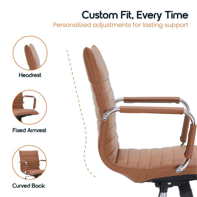 Custom Fit, Every Time
Personalized adjustments for lasting support
Headrest
Fixed Armrest
Curved Back