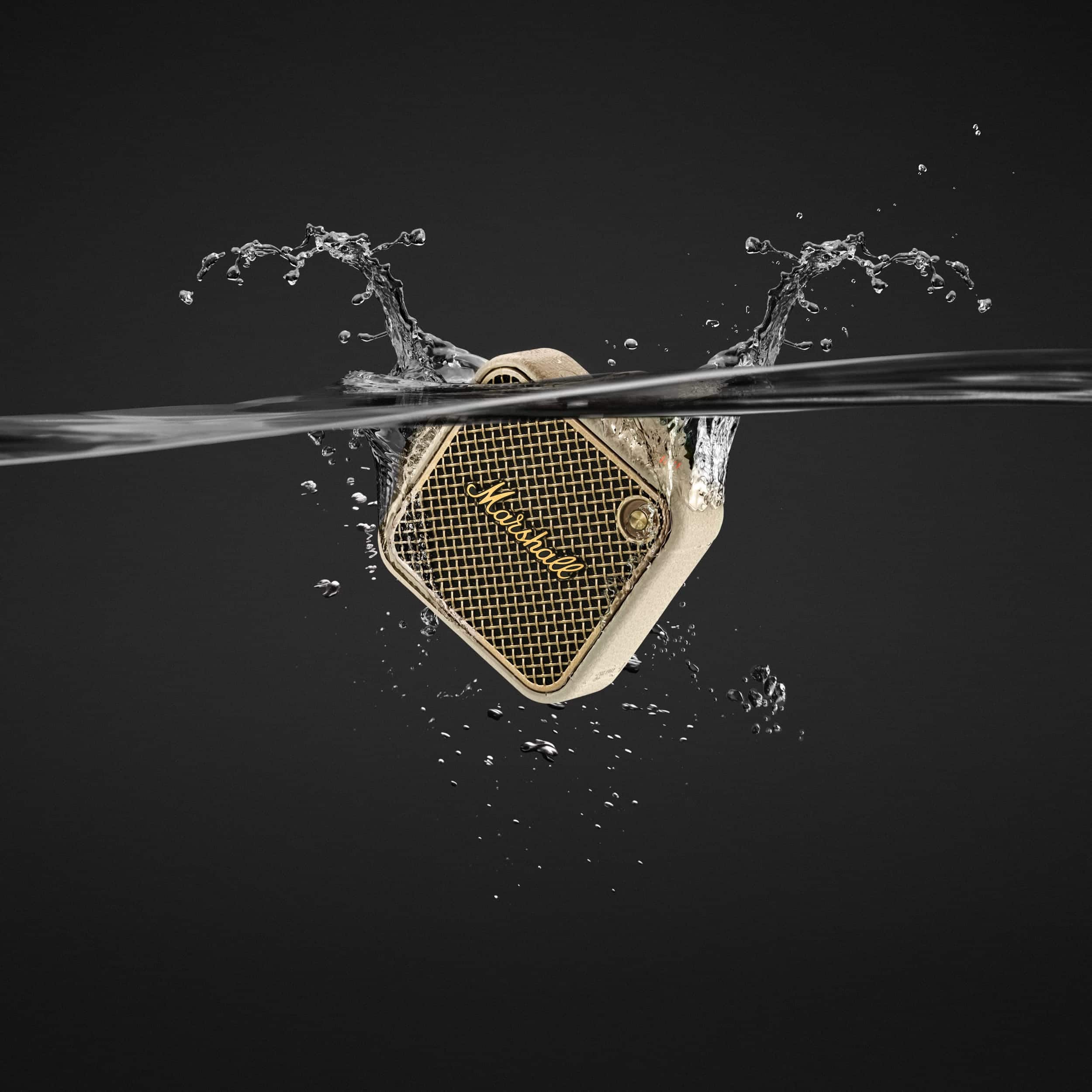 Alt View 17. Marshall - Willen II Portable Bluetooth Speaker with Rugged Waterproof / Dust-proof Wireless Design - Cream.