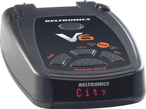 Angle Standard. Beltronics - V6 Radar and Laser Detector - Black.
