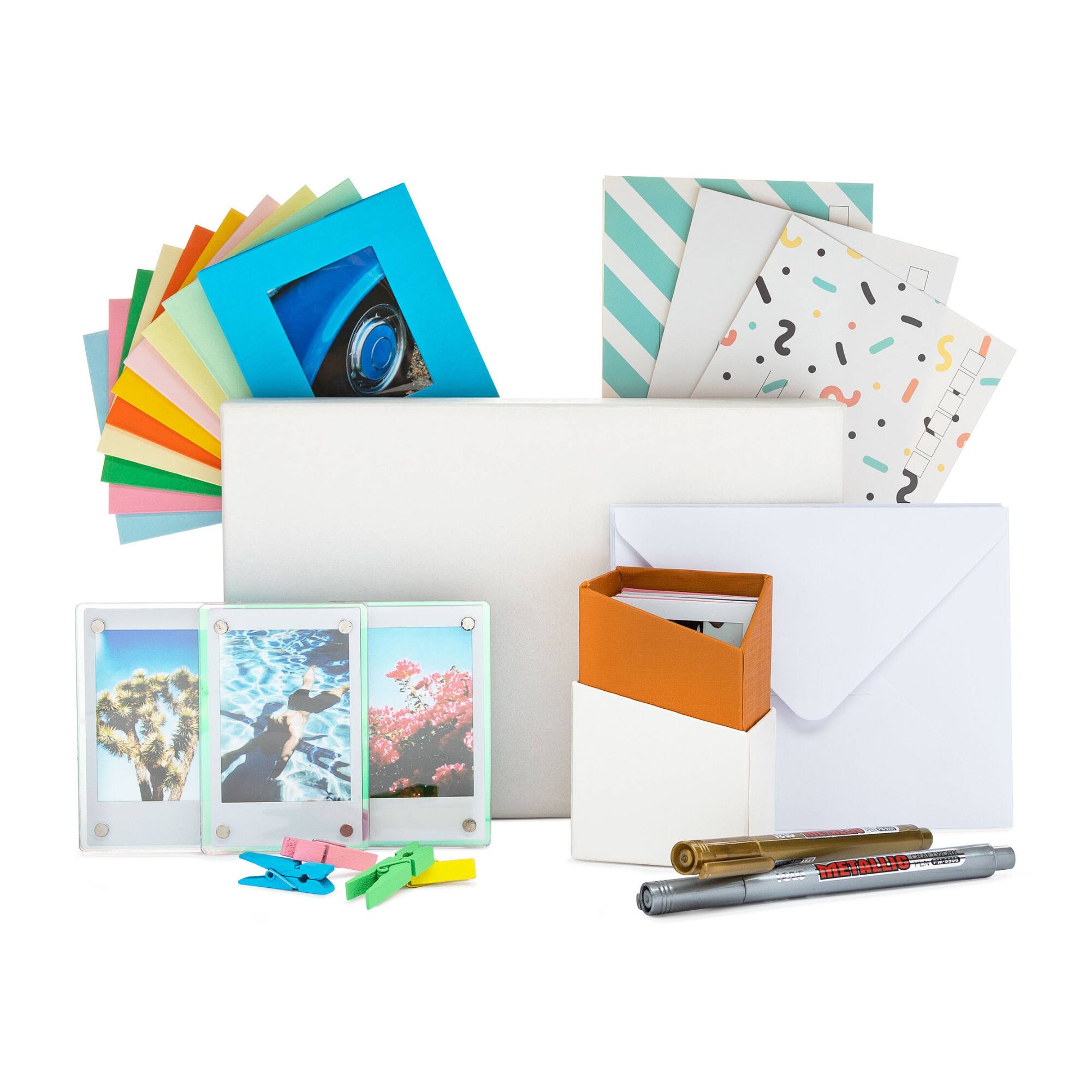 Focus Camera Instax Film Kit for Fujifilm Mini with 13 Frames and Storage Box