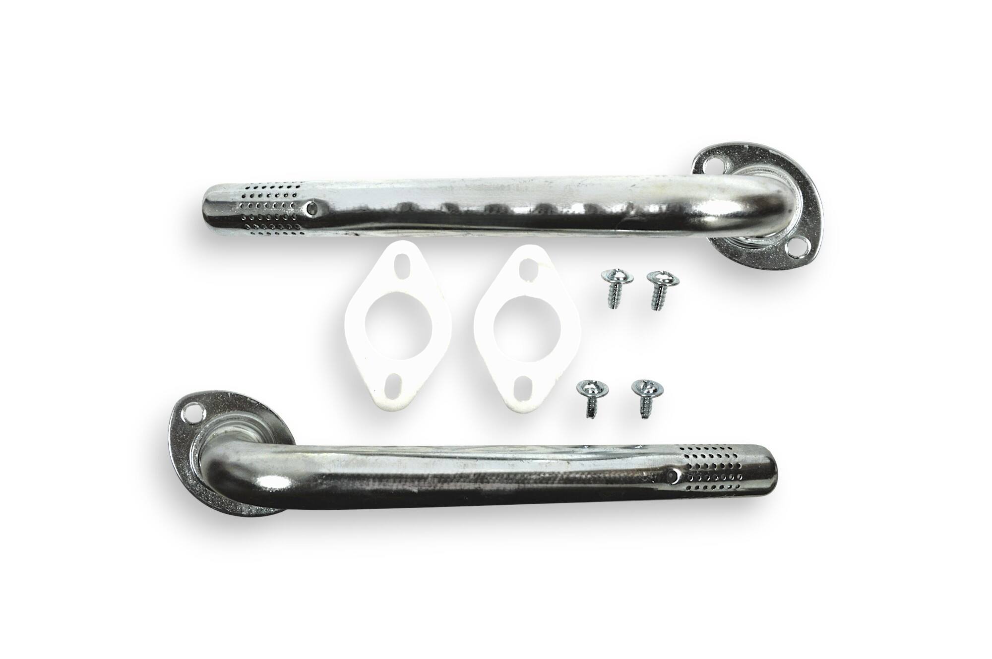 Alt View 1. Music City Metals - Music City Metals - MCM747644226 venturi, L pair, 6.25 x 1.75; Chb venturi l-shaped.