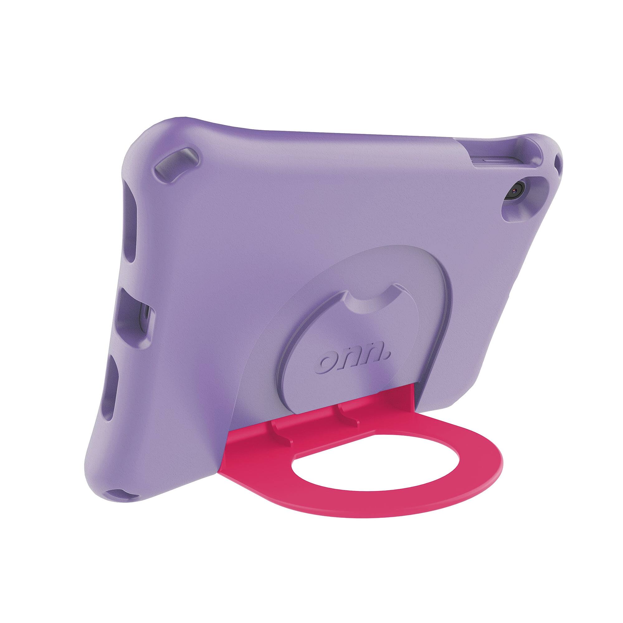 Back. Onn - 8 inch Kids tablet with Android ,1280 x 800 Resolution, 32GB - Purple - Purple.