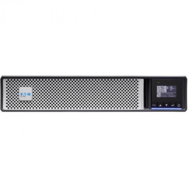 Front. Eaton - Eaton 5PX G2 3000VA 3000W 208V Line-Interactive UPS - 2 C19, 8 C13 Outlets, Cybersecure Network Card Option, Extended - Black.