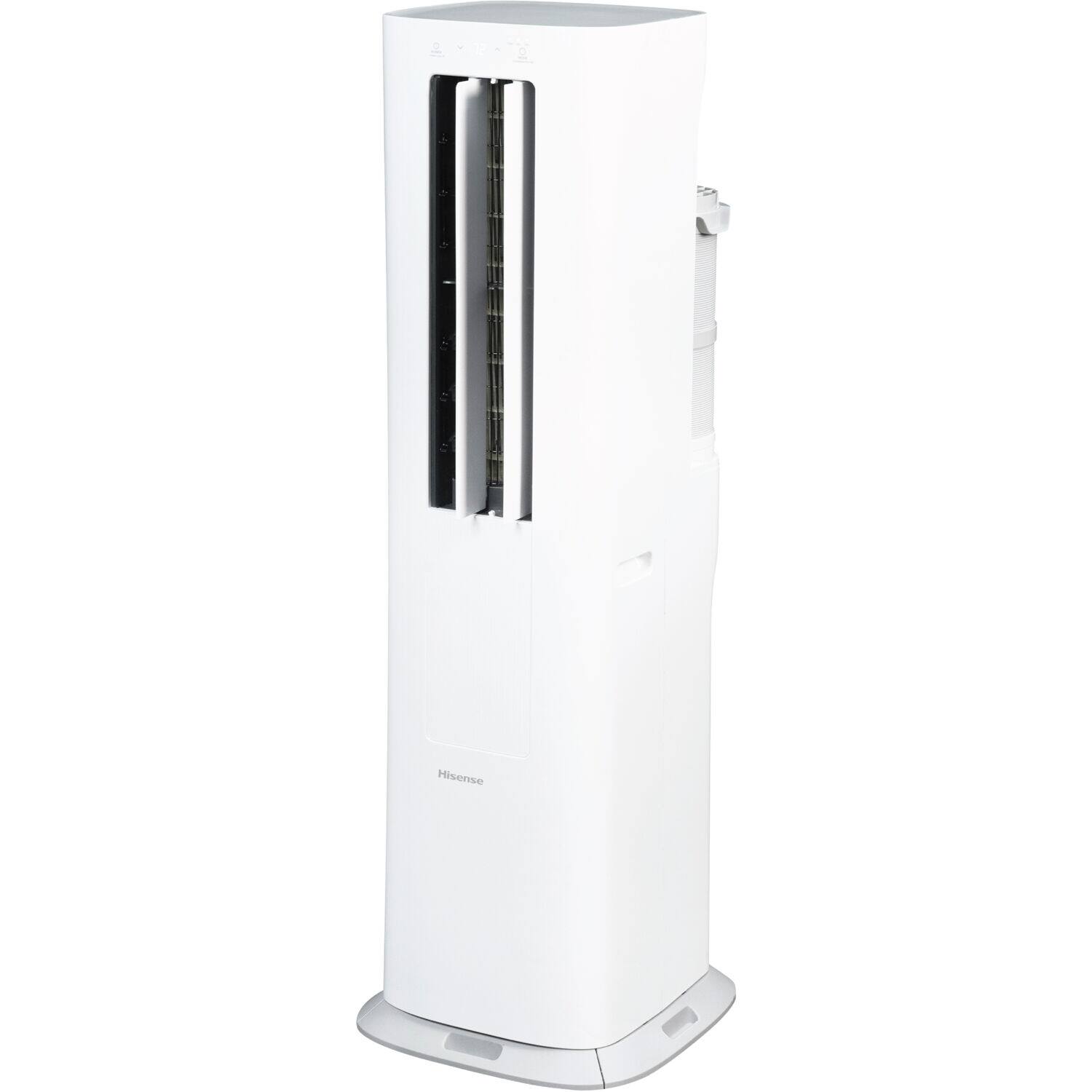 Alt View 6. Hisense - 350 Sq. Ft. 8,000 BTU Portable Air Conditioner Inverter with Heat - White.