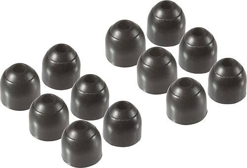 Alt View Standard 1. Monster - Foam SuperTips (Small-to-Medium) (6-Pack) - Black.