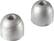 Front Standard. Monster - Foam SuperTips (Large) (6-Pack) - Silver.