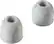 Front Standard. Monster - Foam SuperTips (Extra-Small) (6-Pack) - Light Gray.