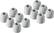 Alt View Standard 1. Monster - Foam SuperTips (Extra-Small) (6-Pack) - Light Gray.