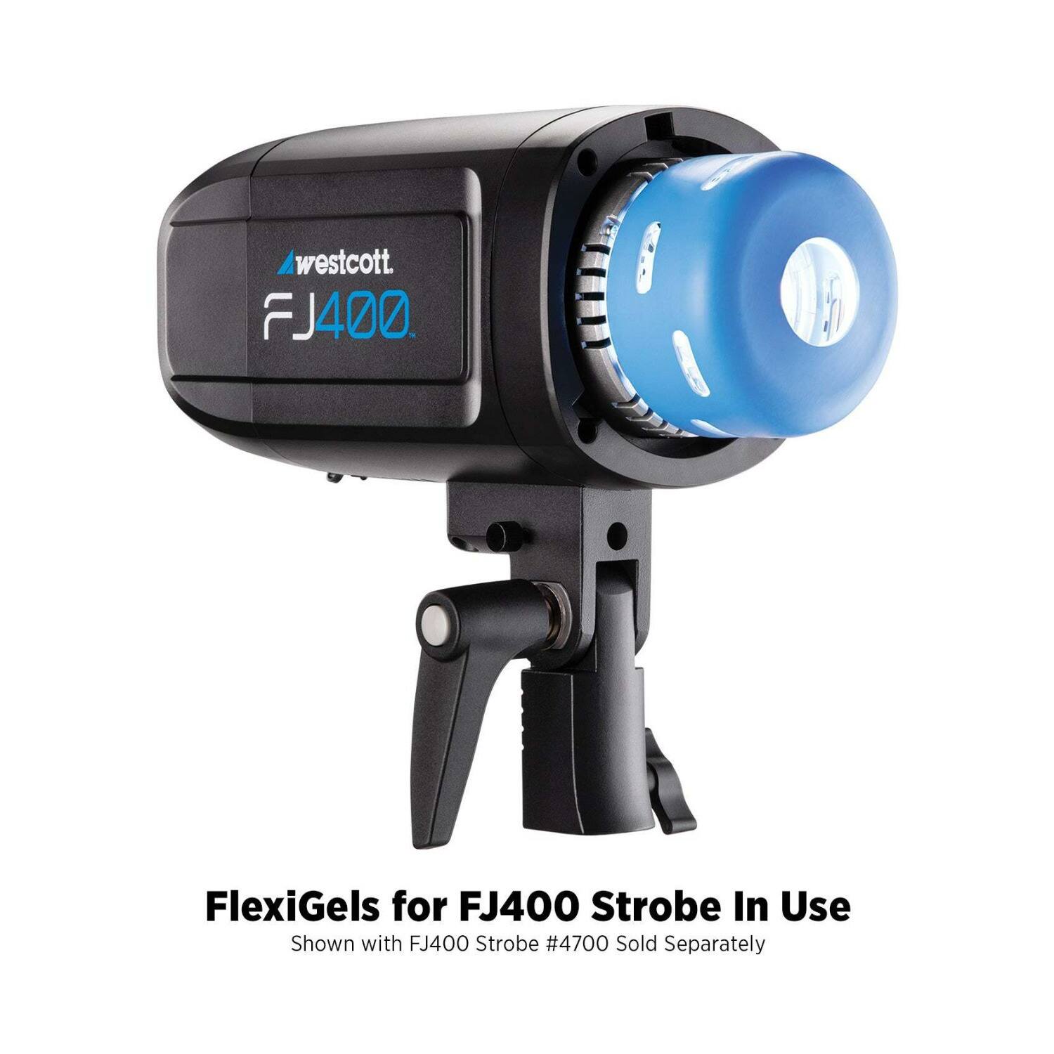Westcott FJ400  
FlexiGels for FJ400 Strobe In Use  
Shown with FJ400 Strobe #4700 Sold Separately
