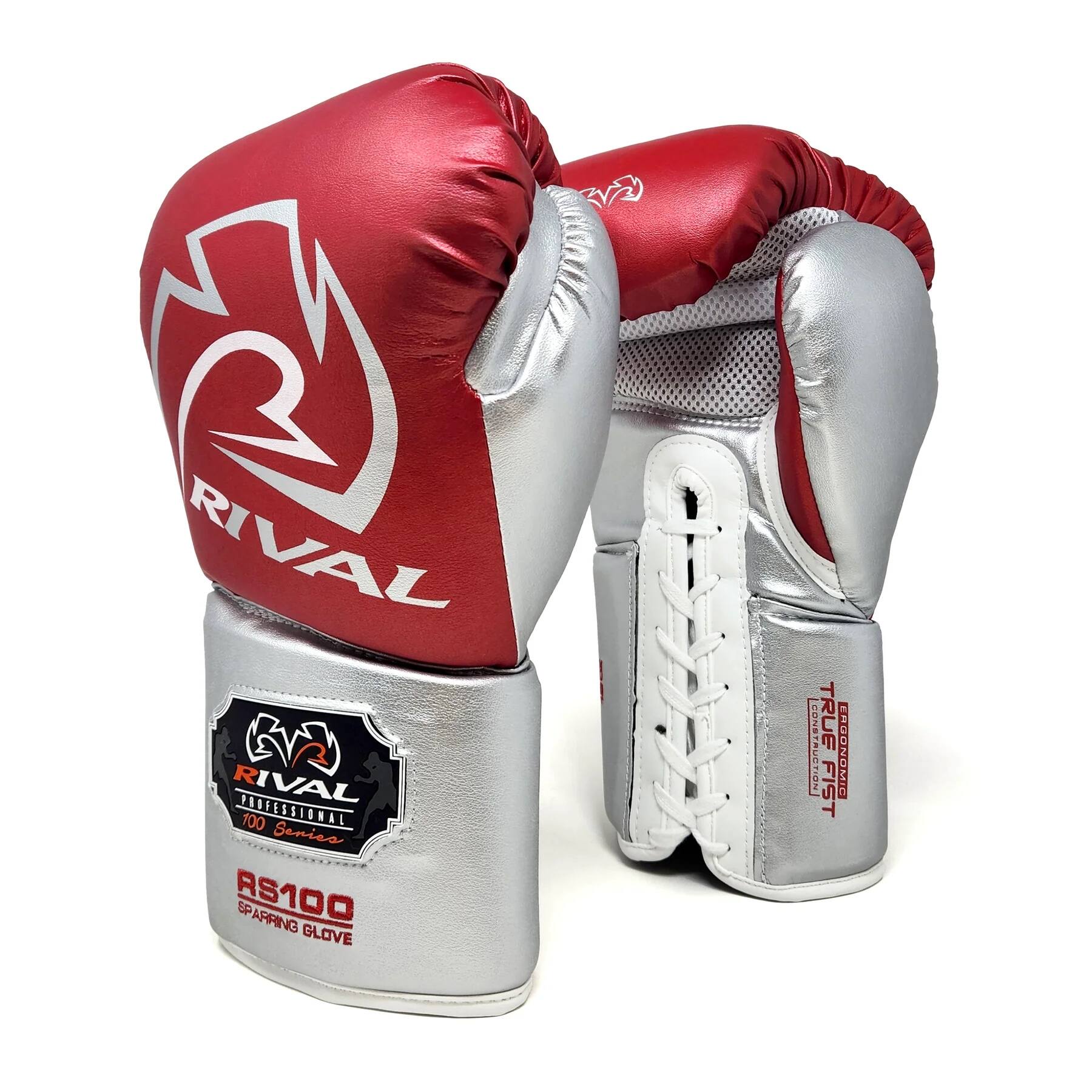 RIVAL (V RIVAL PROFESSIONAL 100 Series AS100 SPARRING GLOVE CONSTRUCTION TRUE ERGONOMIC FIST