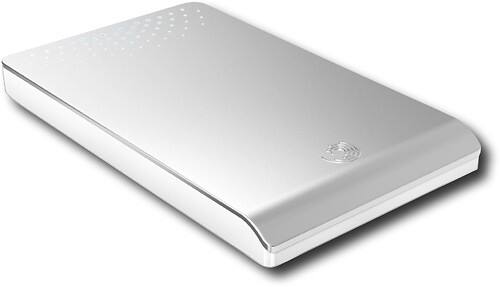 Angle Standard. Seagate - Refurbished FreeAgent Go 320GB External USB 2.0 Portable Hard Drive - Silver.