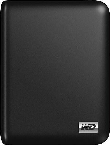 Front Standard. Western Digital - Refurbished My Passport Elite 320GB External USB 2.0 Portable Hard Drive - Silver.