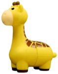 Front. EMTEC - Animals Special Edition Giraffe 8GB USB 2.0 Flash Drive - Yellow/Brown.