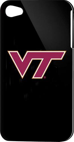 Front Standard. Tribeca - Virginia Tech Hard Shell Case for Apple® iPhone® 4 - Black.