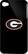 Front Standard. Tribeca - University of Georgia Hard Shell Case for Apple® iPhone® 4 - Black.