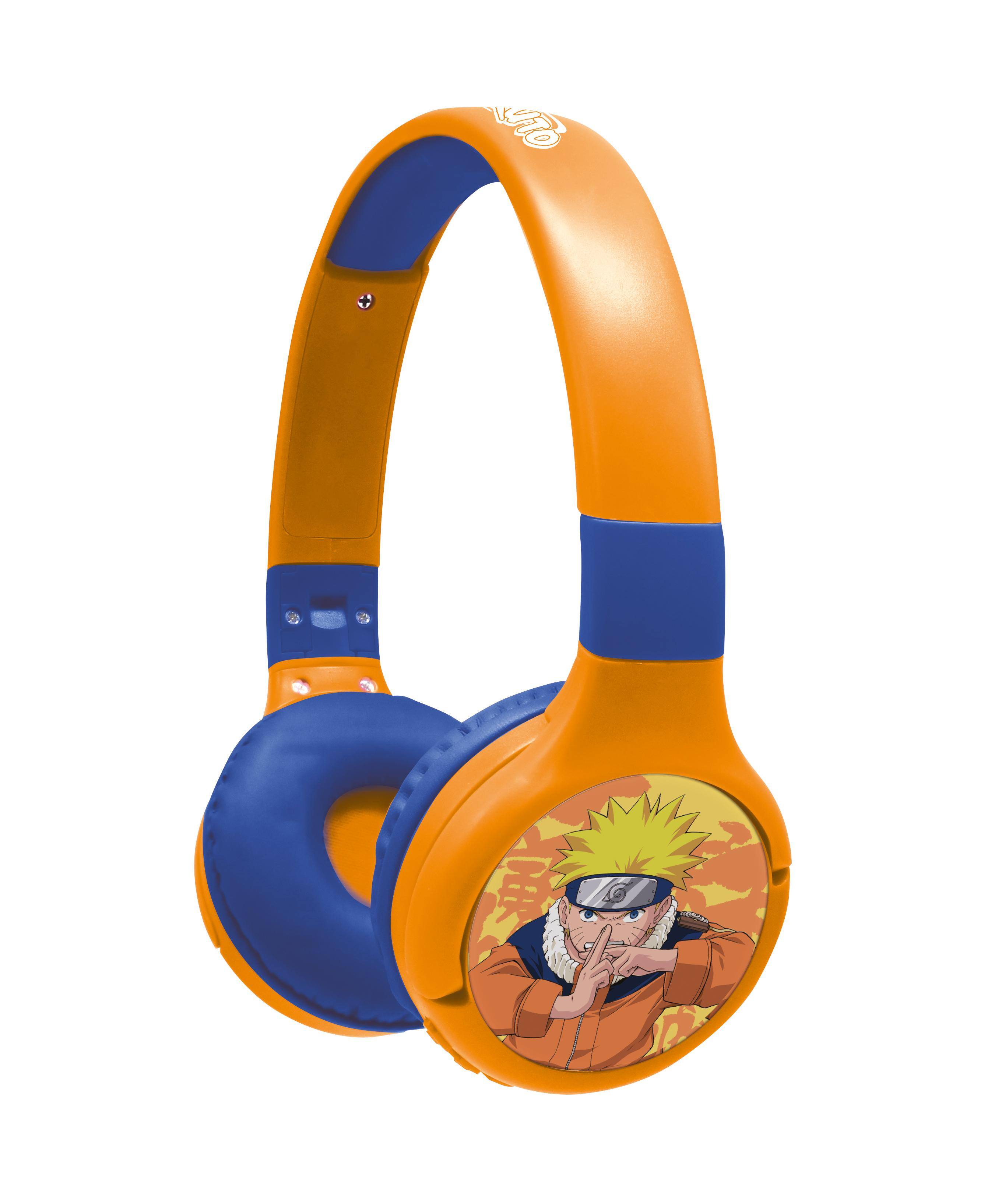 Alt View 10. Lexibook - Naruto 2-in-1 Bluetooth Foldable Headphones with Safe Volume for Kids.