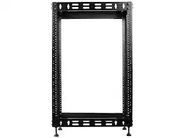 Rosewill - 15U Open Frame Rack, 19" 20" Depth, Floor/Wall Mount for Servers & AV - RSWR-15U001 - Black