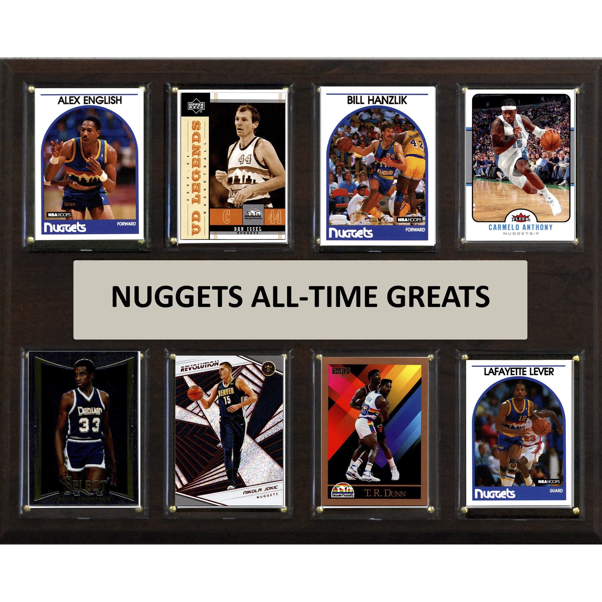 "C&I Collectibles - Denver Nuggets 12"" x 15"" Trading Card Plaque - Multicolor" price history on PriceWatchPro