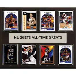 C&I Collectibles - Denver Nuggets 12" x 15" Trading Card Plaque - Multicolor